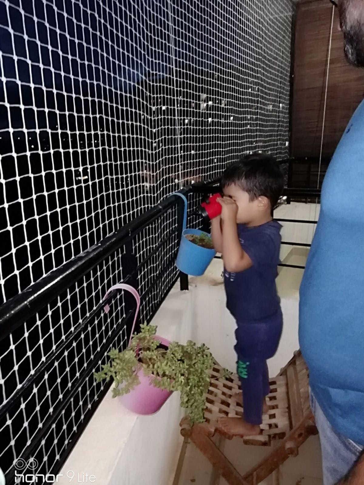 Children safety net balcony protection